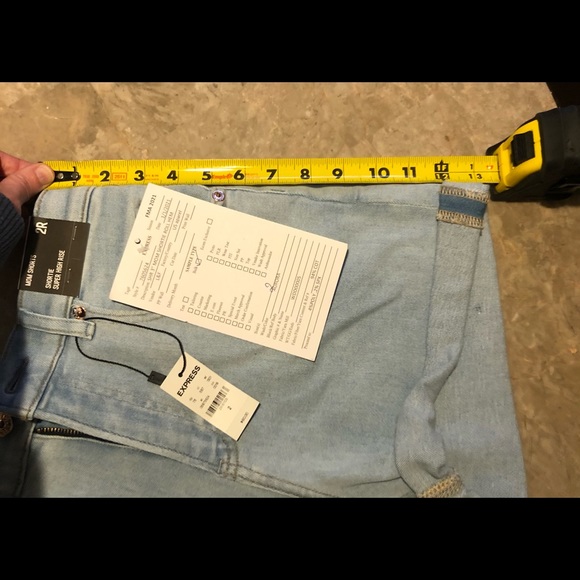 3 PC NWT Express High Waisted Denim Shorts Bundle - Picture 9 of 10